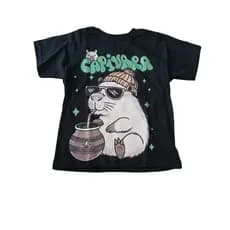 Camiseta infantil capivara