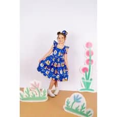 Vestido infantil Reino da Jasmine princesas Aladim com Laço