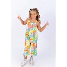 macacão infantil tropical menina TAM 10