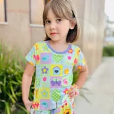 Conjunto Infantil Casinha Jardim Encantado Menina Lançamento