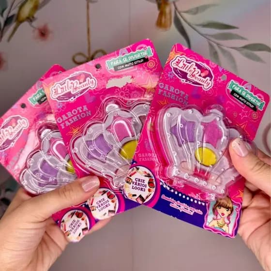 Maquiagem Sombra Infantil Kit Menina Delicasa Presente Dia das Crianças