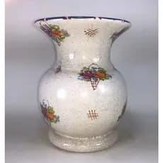 Antigo Pequeno Vaso Em Cerâmica/faiança - Ceramica São Paulo