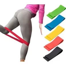 Mini-bands Faixas Elásticas Circulares 5 Niveis Treino Casa Envio Imediato