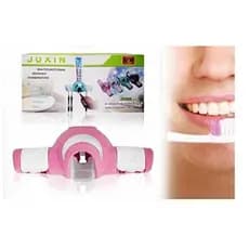 Dispenser para escova e pasta de dente Juxin. Suporte de parede para pasta de dente com porta-escova Distribuidor automático de pasta de dente para banheiro