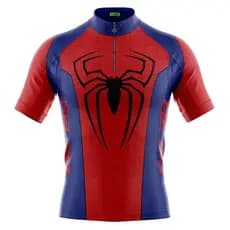 Camisa Ciclista Infantil Minecraft Roblox Batman Homem Aranha Bike Kids