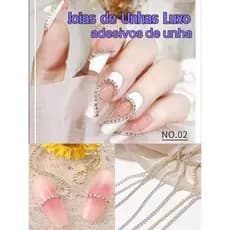 Joias de Unhas Luxo, adesivos de unha, decoração de unha , pedrarias de unhas