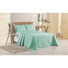 Kit Colcha Cobre leito Tamanho Queen Bouti Mavie Poliéster Ultrassónico  Peletizado 2,60m x 2,45m 03 Peças