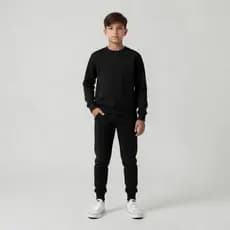 Conjunto de Moletom infantil Calça e Blusa inverno Unissex tamanhos  2 ao 14