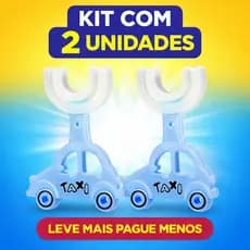 Escova De Dente Sensorial Silicone Flexível Para Crianças Bebês Autistas Formato U 360º para Crianças de 2 a 12 anos