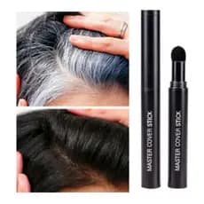 Caneta Para Corretivo De Linha Capilar Tintura De Cabelo Natural