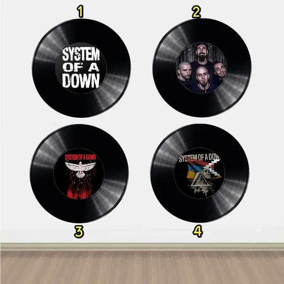 Disco Vinil System Of Down Banda Lp Decorativo