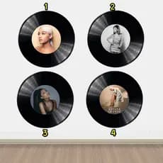 Disco Vinil Ariana Grande Pop Lp Decorativo