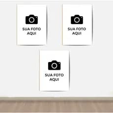 kit 3 placa Decorativa personalizado (mdf)