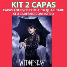 Adesivo capa caderno GRANDE  WANDINHA Kit 2 Adesivos / Capa Caderno / A4