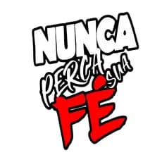 Adesivo NUNCA PERCA SUA FE. com ALTO-RELEVO CARRO MOTO CAMINHAO NOTEBOOK FRAZER RELIGIOSA