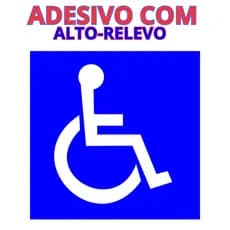 Adesivo CADEIRANTE Deficente Obrigatório Pcd Deficiente Detran