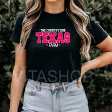 T-shirt Country Side Cowgirl Texas Camiseta Feminina Camisa Boiadeira Baby-look