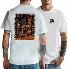 Camisa masculina Rodeio Texas Muladeiro Country Masculino Vaquejada Farm Cavalo Cowboy 100% Algodão