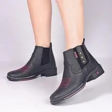 Bota Feminina Country Texana Bico Quadrado