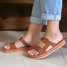 Sandália Papete Feminina Plataforma Birken Lançamento