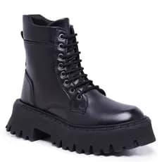 Bota Coturno Feminino Improvizzo Blogueira Tratorada Conforto-686