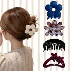 Piranha Prendedor De Cabelo Resistente Coloridas Feminina Luxo