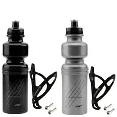 2 garrafinhas Squeeze de agua 750 ml com dois suportes absolute + parafusos