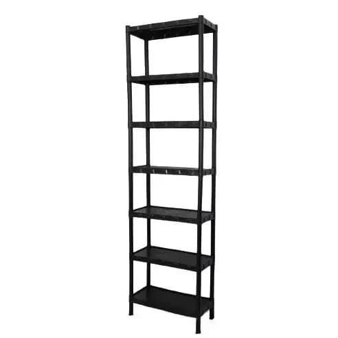 Estante Prateleira Modular Multiuso Organizadora Plástico com 7 Prateleiras - COM PEZINHOS