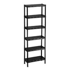 Estante Prateleira Modular Multiuso Organizadora Plástico com 6 Prateleiras - COM PEZINHOS