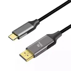 Cabo Adaptador USB Tipo C  USB-C Displayport 4K 60Hz 2K 165Hz 2K 144Hz Thunderbolt