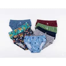 Kit Cuecas Infantis Sortidas Modelo Slip Algodão Confortável cuequinha menino