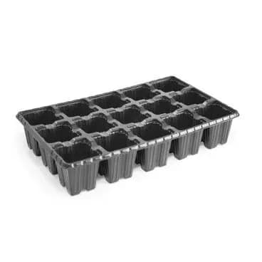 Bandeja Flexível  para Semeadura Preto Nutriplan 15 Células 2134 Baixa