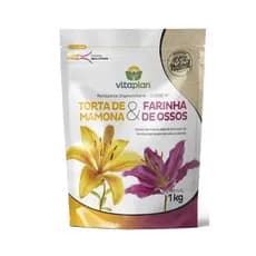 Fertilizante Torta de Mamona + Farinha de Osso Pouch Vitaplan 1 Kg