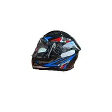 Capacete Infantil Ebf Kids Adventure Tamanho 54 Preto e Azul Brilhante