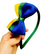 01 Tiara Arquinho Copa do Mundo Jogo Futebol Bandeira Brasil