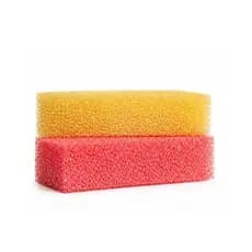 Kit 02 Esponjas Limpeza Crespa Lavar Esfregar Bucha Louça