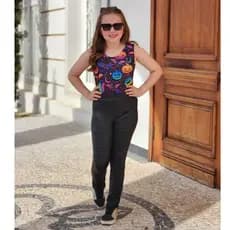 Fantasia Halloween Infantil | Body Temático + Calça Tratorada | Look Completo