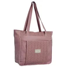 Bolsa Feminina de Ombro Grande Reforçada Quatro Bolsos Escola Trabalho