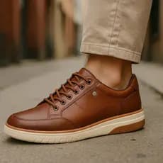 Sapatênis Masculino Casual - Detalhes em Costura e Solado