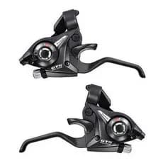 KIT ALAVANCA RAPID FIRE GTS-TEC 21V CORPO 100% ALUMÍNIO 3X7 MANETE INTEGRADA RESISTENTE