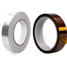 KIT COM FITA ADESIVA ALUMÍNIO TÉRMICA + FITA KAPTON PARA REFLOW REBALLING BGA 20mm