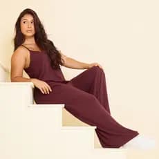 Macacão Feminino Longo Viscolycra Premium Com Bolso Alça Fina Soltinho Confortável Casual Moda Verão