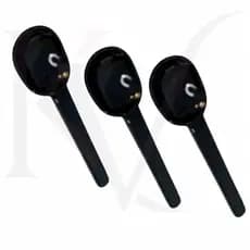 kit 3 colherzinha de sobremesa plastico