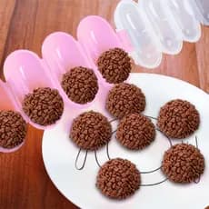 Boleador de Brigadeiro e Doces 2 em 1 Enrola e Confeita 4 Doces Cores Sortidas Qualidade Premium