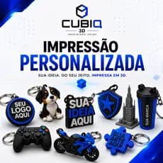 Impressão personalizada encomendada CubiQ 3d - FAZER ORÇAMENTO ANTES DE COMPRA