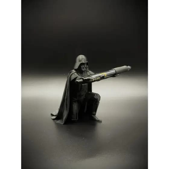 Porta Caneta Darth Vader Decorativo Organizador de Mesa Geek Escritório Gamer