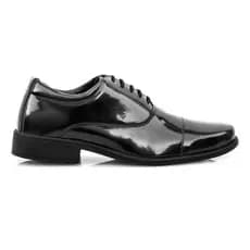 Sapato Masculino Preto Para Formação De Militares Impecável