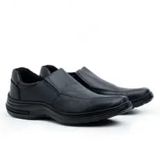 Sapato Social Masculino Couro Legítimo Anti Stress Conforto Ortopédico Leve Bonito Atacado Promoção