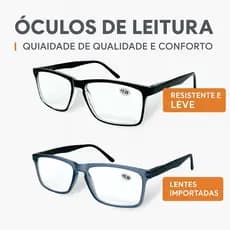 Kit 2 Óculos de Leitura para Presbiopia Unissex