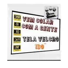 Telão De Projeção 130 Polegadas Estory - Rapida Instação Full HD 4K Cinema Copa Do Mundo 2026